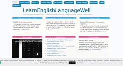 Desktop Screenshot of learnenglishlanguagewell.com