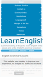 Mobile Screenshot of learnenglishlanguagewell.com