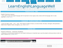 Tablet Screenshot of learnenglishlanguagewell.com